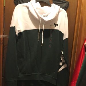 PINK cowl neck pull over